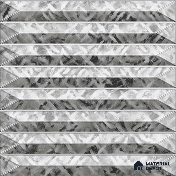 Faux Subway  Tile TL 07242 B Crayon 4004 Granula 1 ft x 1 ft Ceramic Matte Finish - 9 mm  | 2 mm Spacer is Mandatory | Please Expect a Slight Variation of Pattern (Sample)